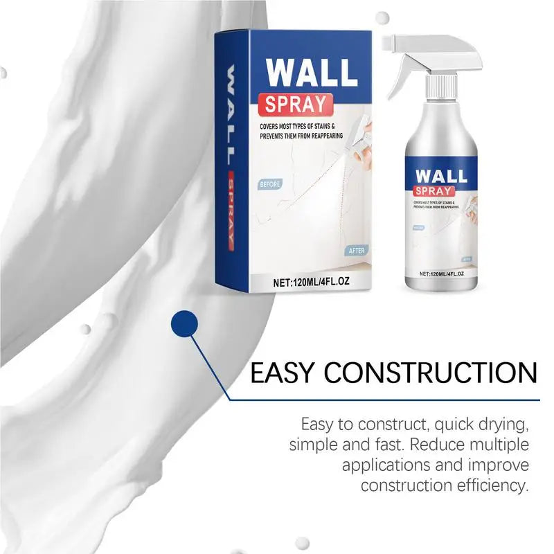 Safe Cover Wall Paint Spray 120ml No Color Difference Paint Spray Sun-resistant Waterproof Home Improvement Repair Paint