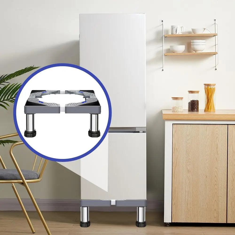 Washing Machine Stand Movable Refrigerator Raised Base Adjustable Washer Dryer Pedestal Heavy Duty Home Appliance Accessories