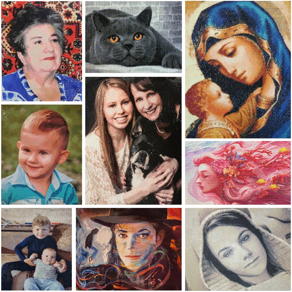 5D Diy Diamond Painting Street View Full Round Diamond Embroidery Landscape Mosaic Rhinestone Picture Home Decoration