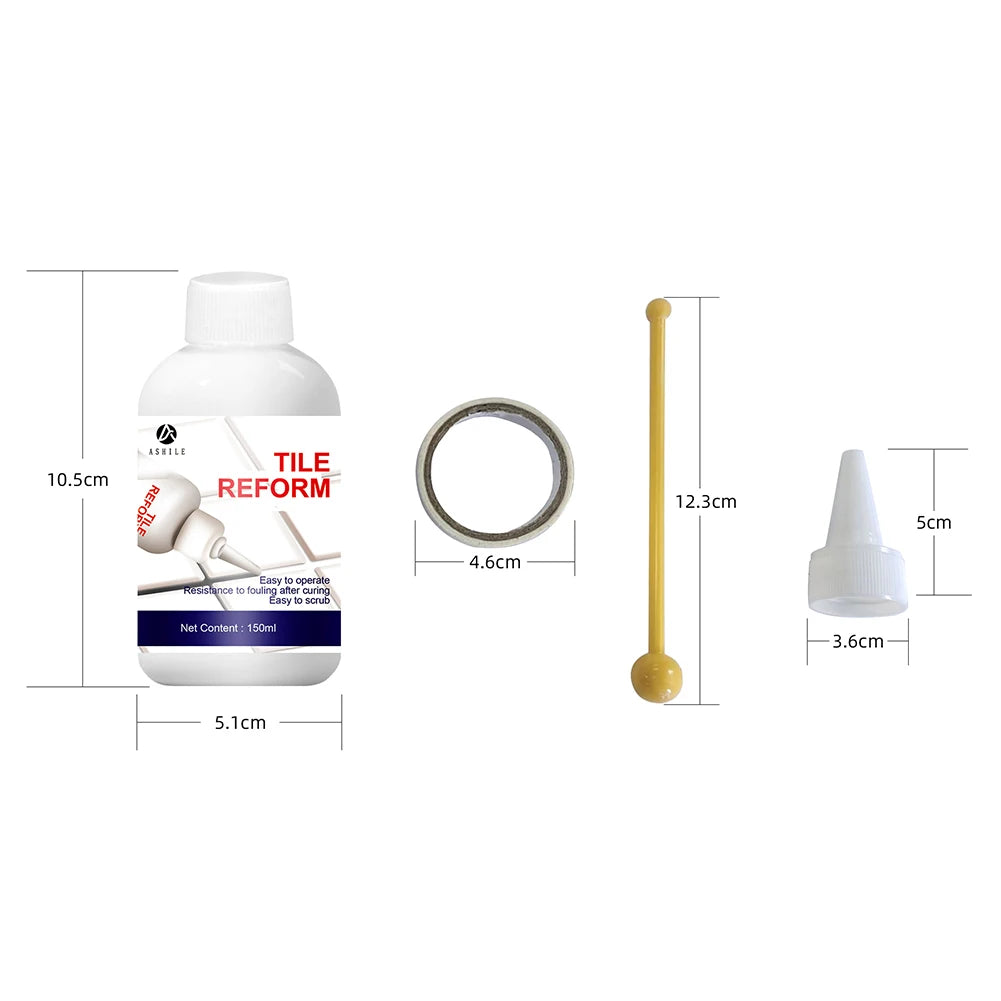 Waterproof Tile Caulk Agents Set For Home Portable Quick-Dry Tile Joint Tools For Home Improvement