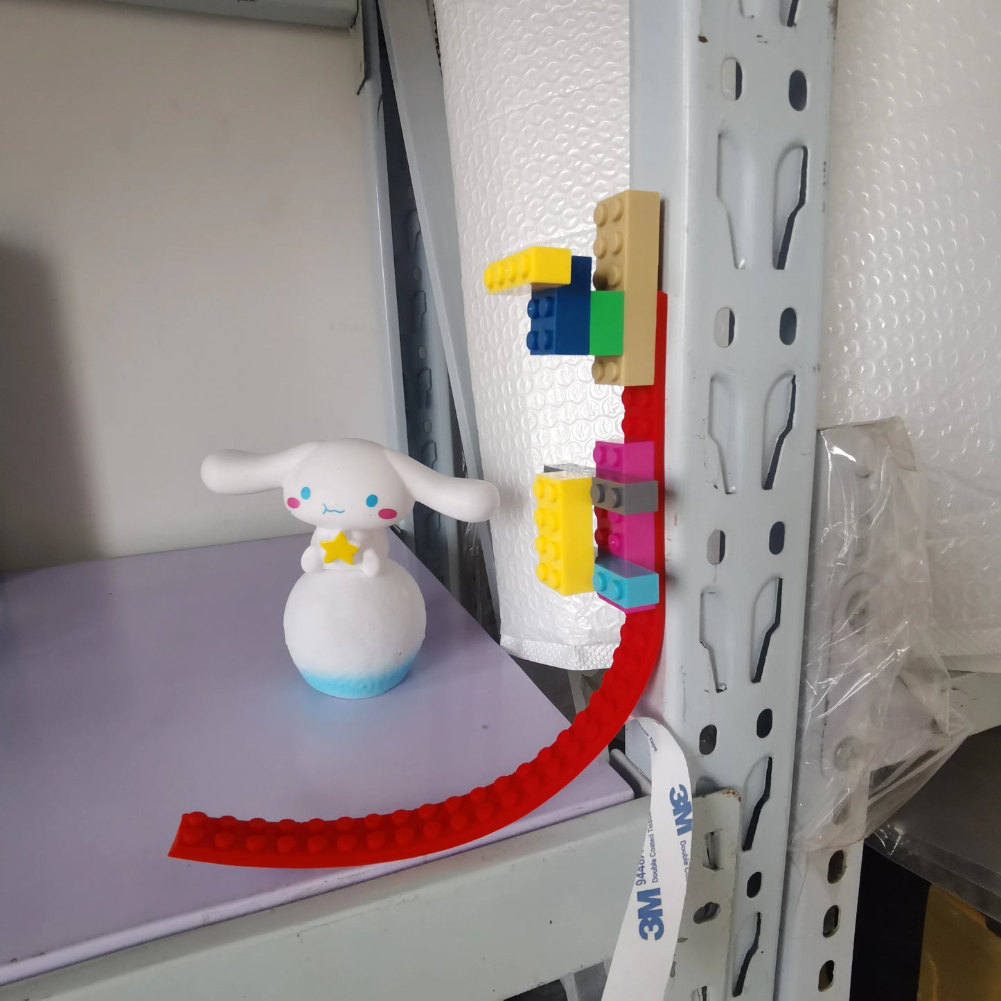Climbing Wall Block Tape Promotion Compatible For LEGO 92cm 2*115 dots silicone can Cut Paste Wash Children's DIY Creative Toys