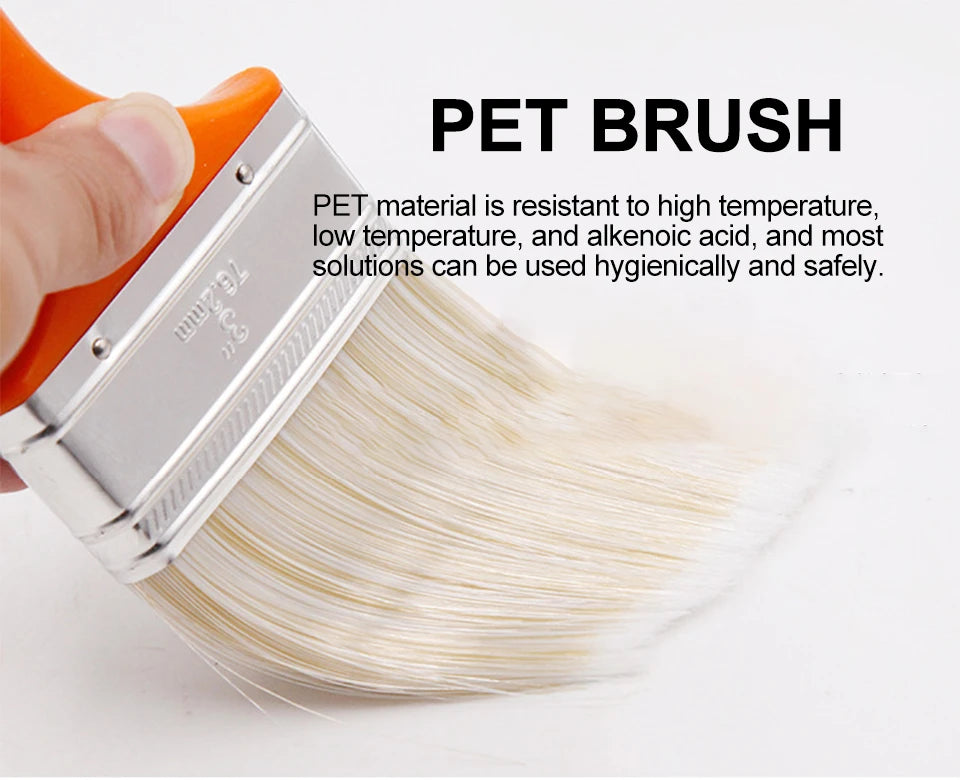 Wall Paint Brush Home Decorative Oil Painting Brush Tools ABS Handle PET Soft Bristles Cleaning Brush
