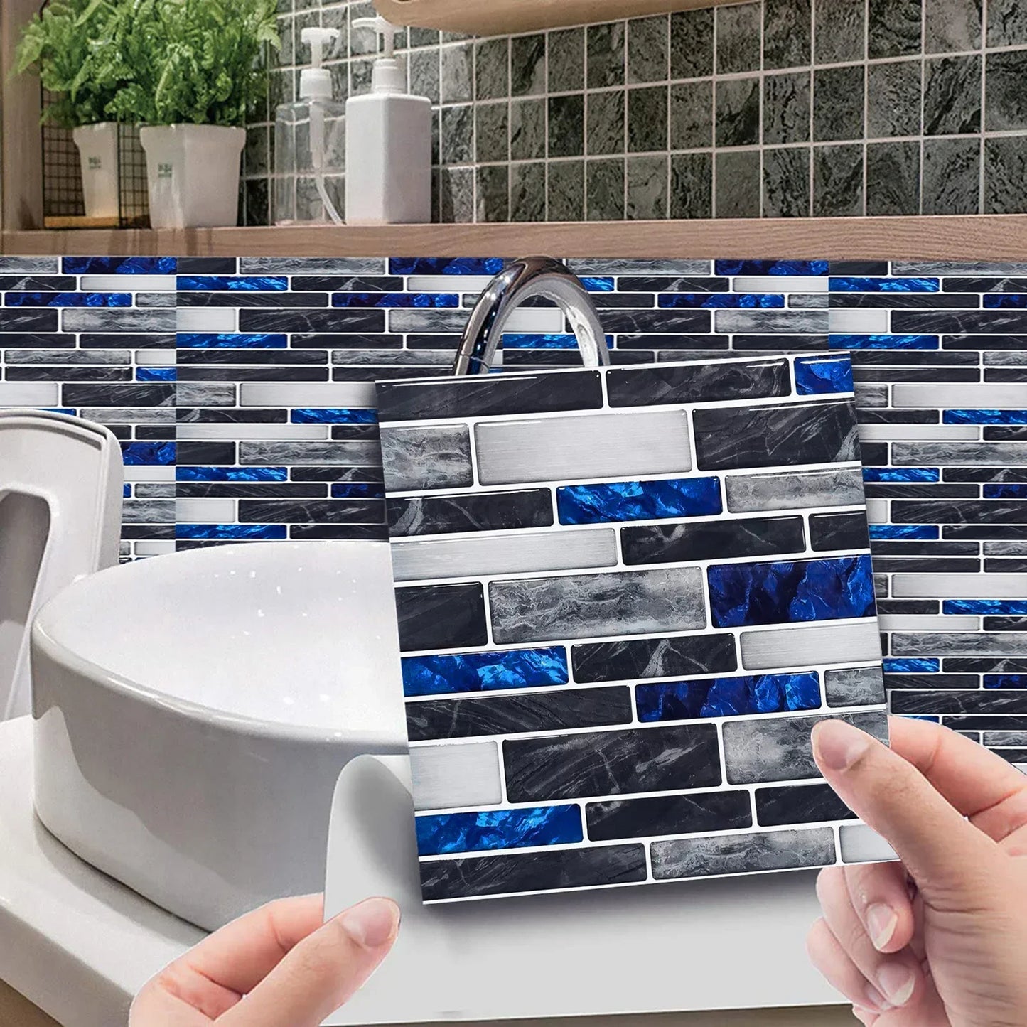 Tile Stickers Do it Yourself Kitchen and Bathroom Remodeling with Peel and Stick Tile Stickers 10 Pcs Mosaic Tile Sticker