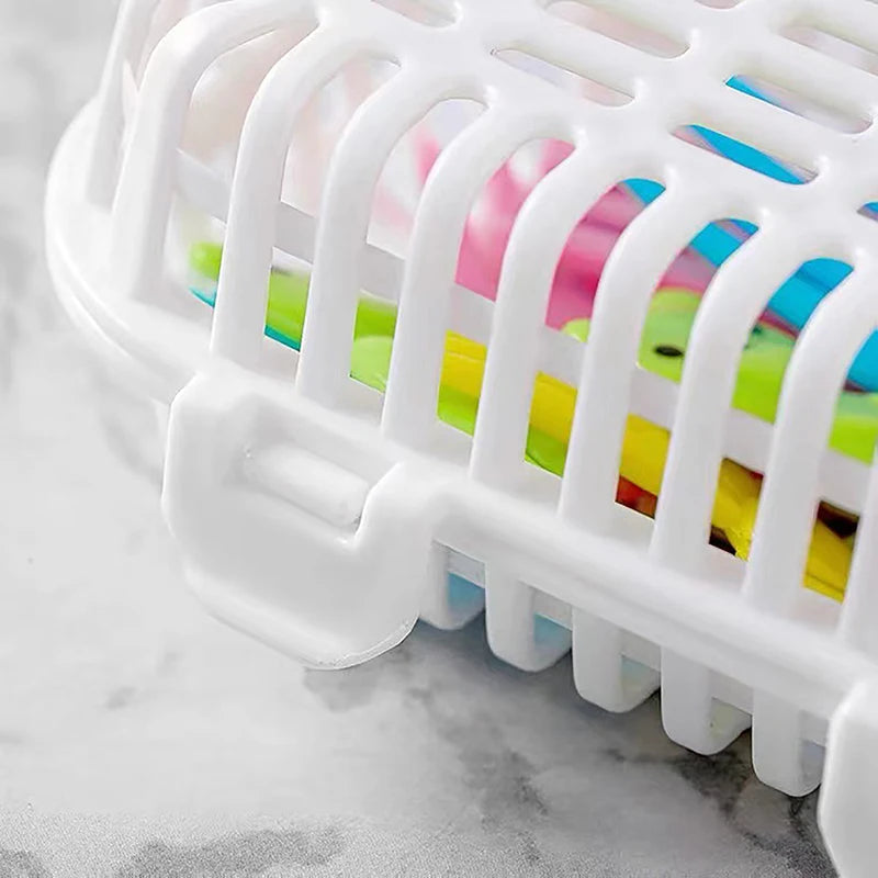 2pc Dishwasher Special Small Items Cleaning Basket Kitchen Tools Accessories Soaking Box Storage Box Dish Fork Chopstick Storage