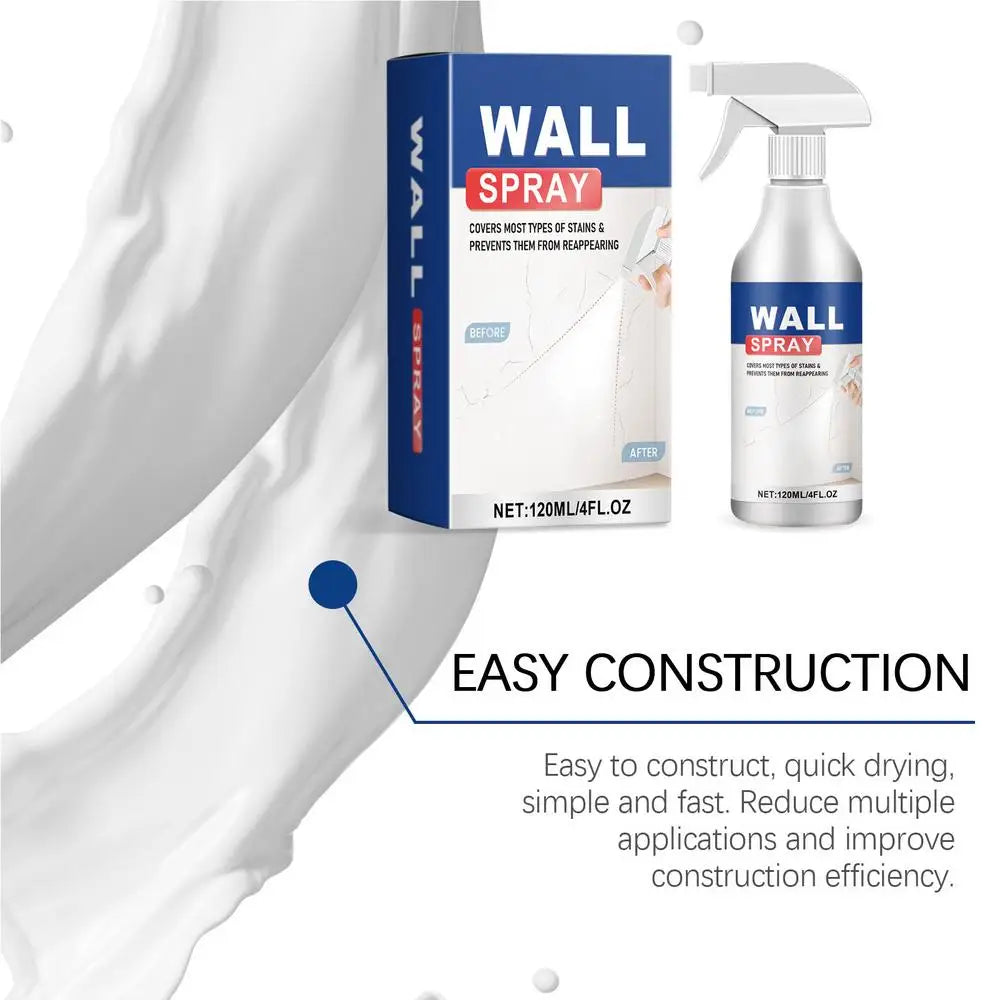 Safe Cover Wall Paint Spray 120ml No Color Difference Paint Spray Sun-resistant Waterproof Home Improvement Repair Paint