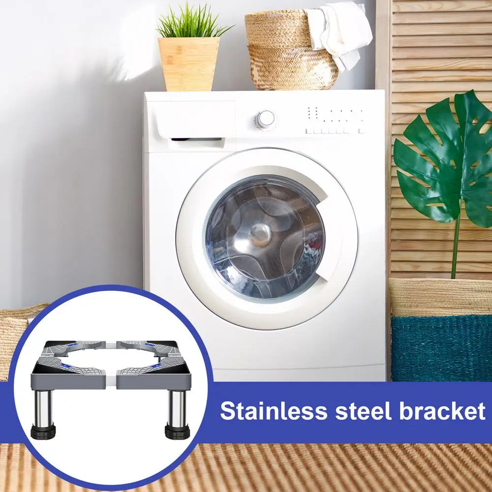 Washing Machine Stand Movable Refrigerator Raised Base Adjustable Washer Dryer Pedestal Heavy Duty Home Appliance Accessories