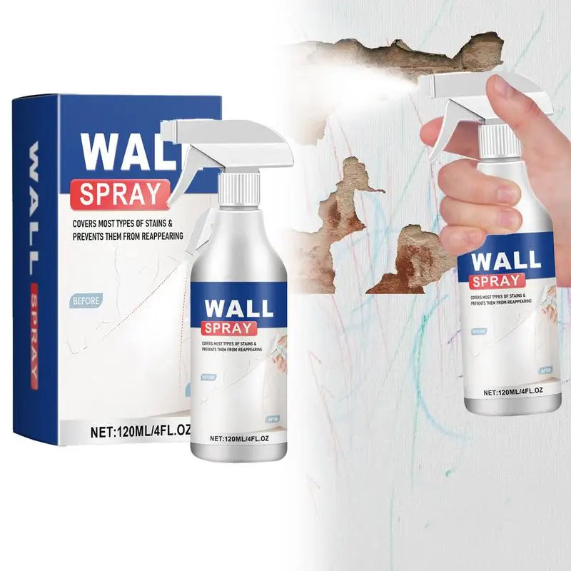 Safe Cover Wall Paint Spray 120ml No Color Difference Paint Spray Sun-resistant Waterproof Home Improvement Repair Paint
