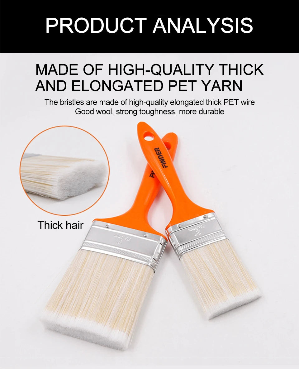 Wall Paint Brush Home Decorative Oil Painting Brush Tools ABS Handle PET Soft Bristles Cleaning Brush