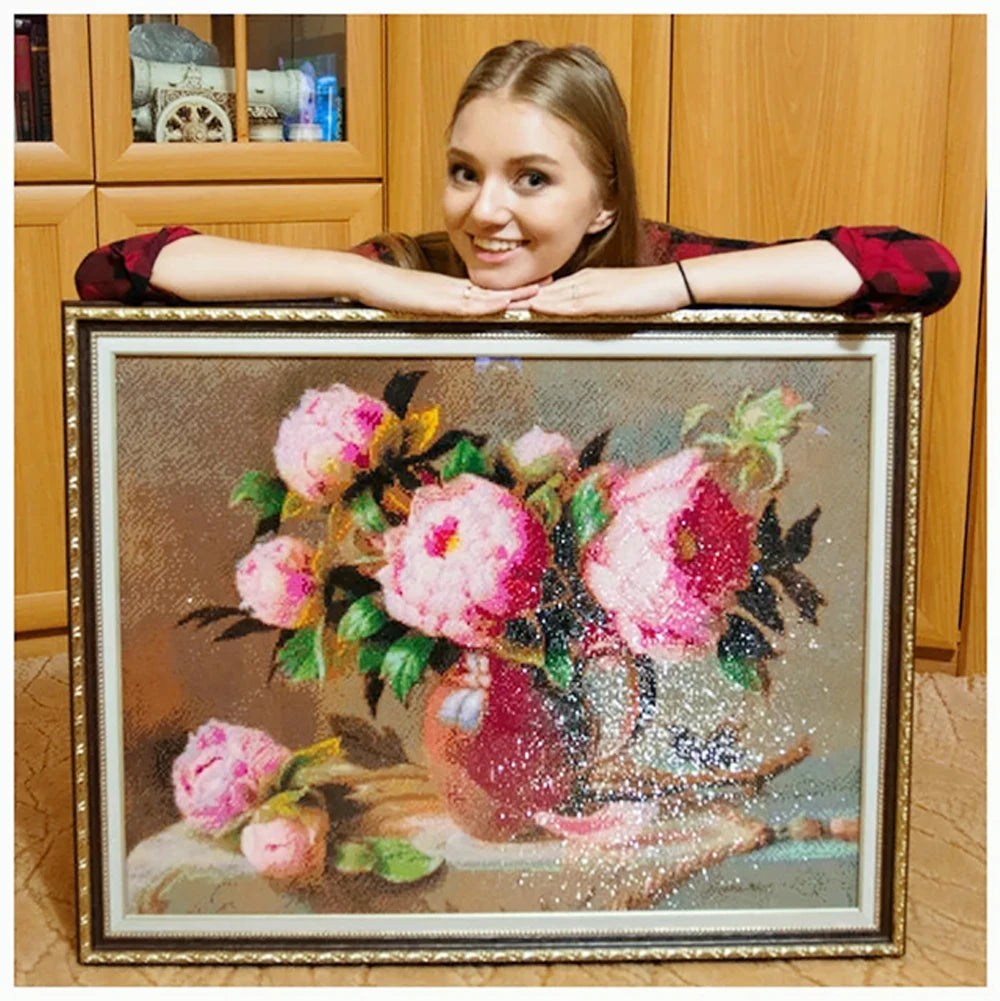 5D Diy Diamond Painting Street View Full Round Diamond Embroidery Landscape Mosaic Rhinestone Picture Home Decoration