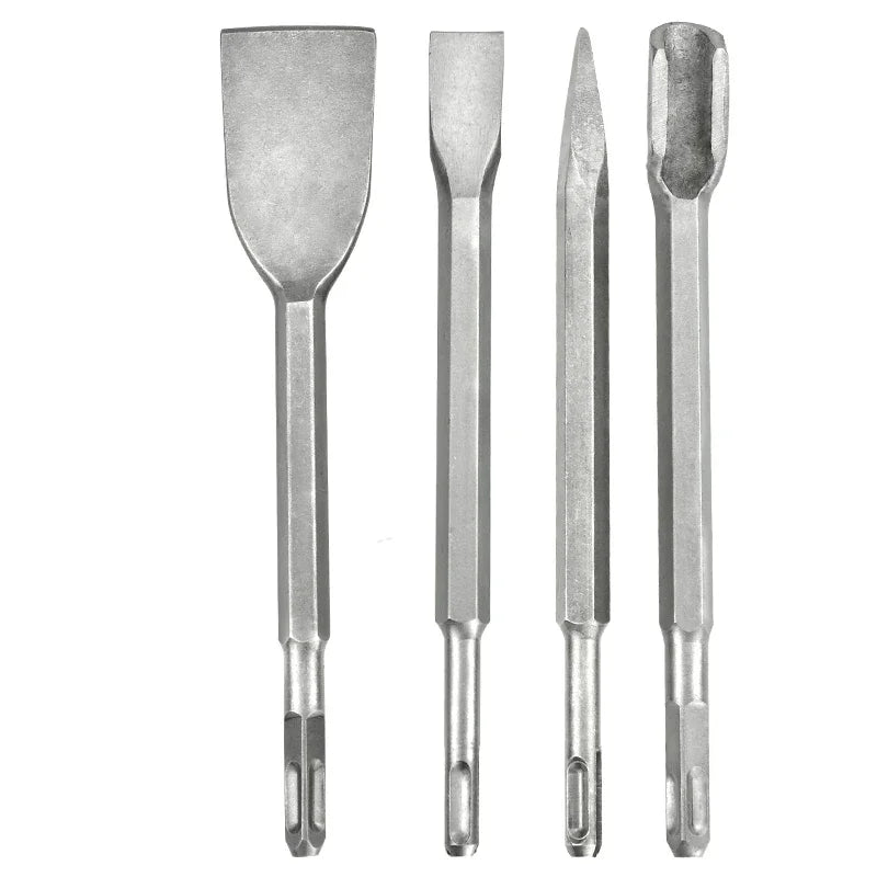 SDS PLUS Shank Point Flat Wide Flat Electric Hammer Chisel Bit for Wall Concrete Impact Drill Elbow Widening Drill Bit