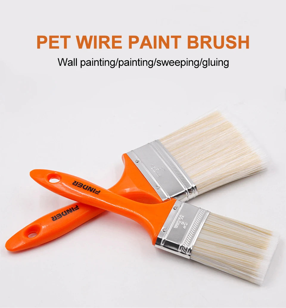 Wall Paint Brush Home Decorative Oil Painting Brush Tools ABS Handle PET Soft Bristles Cleaning Brush