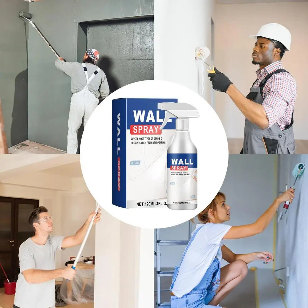 Safe Cover Wall Paint Spray 120ml No Color Difference Paint Spray Sun-resistant Waterproof Home Improvement Repair Paint