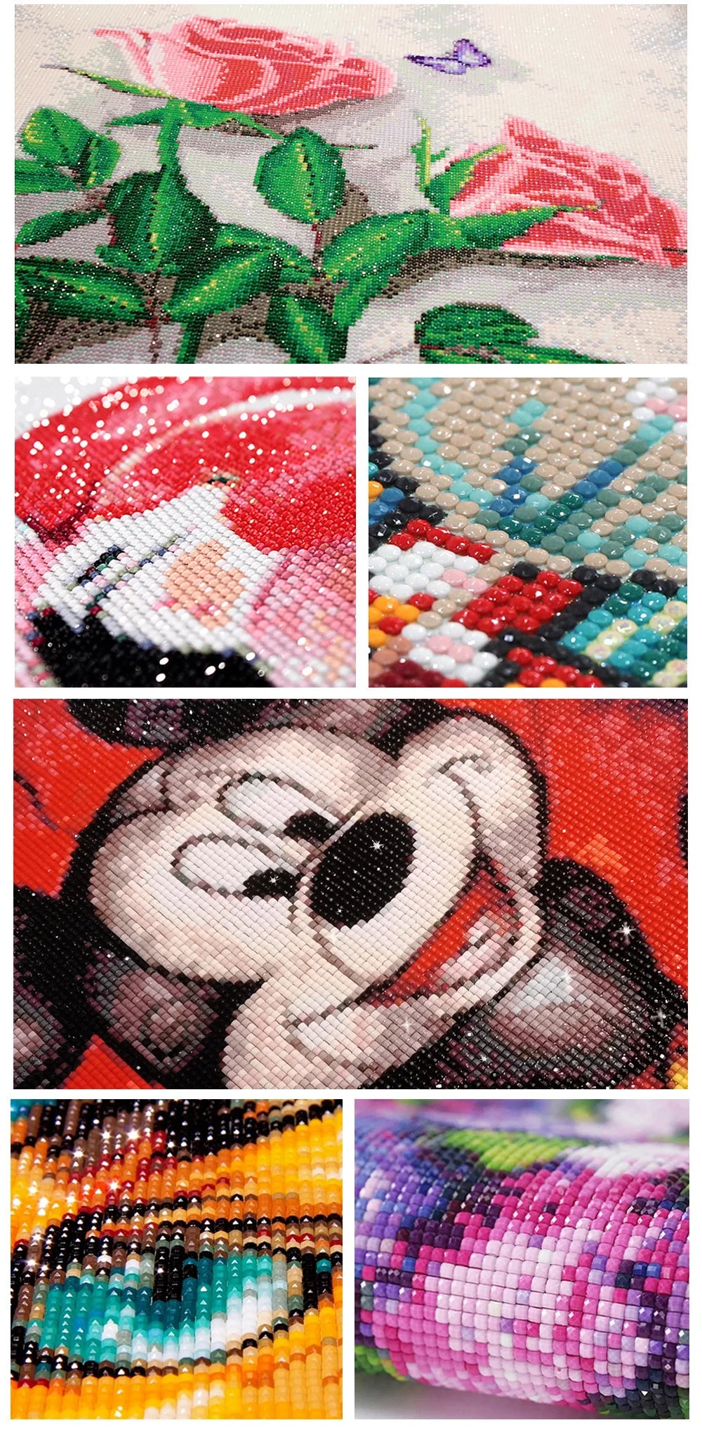 5D Diy Diamond Painting Street View Full Round Diamond Embroidery Landscape Mosaic Rhinestone Picture Home Decoration
