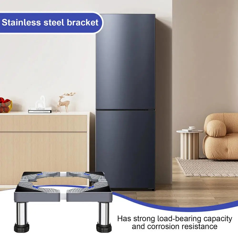 Washing Machine Stand Movable Refrigerator Raised Base Adjustable Washer Dryer Pedestal Heavy Duty Home Appliance Accessories