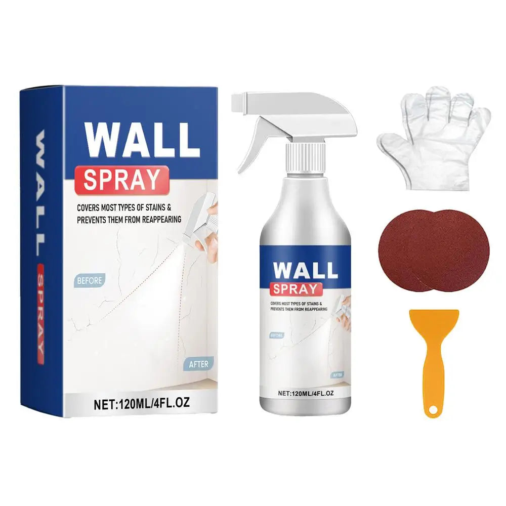 Safe Cover Wall Paint Spray 120ml No Color Difference Paint Spray Sun-resistant Waterproof Home Improvement Repair Paint