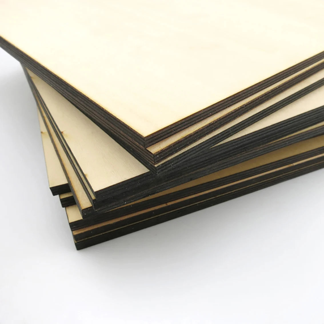 Basswood Craft Board 1.5-5mm Thick Model Layer Wood Board DIY Craft Sand Table Building Model Materials Accessories