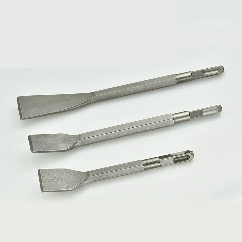 SDS PLUS Shank Point Flat Wide Flat Electric Hammer Chisel Bit for Wall Concrete Impact Drill Elbow Widening Drill Bit