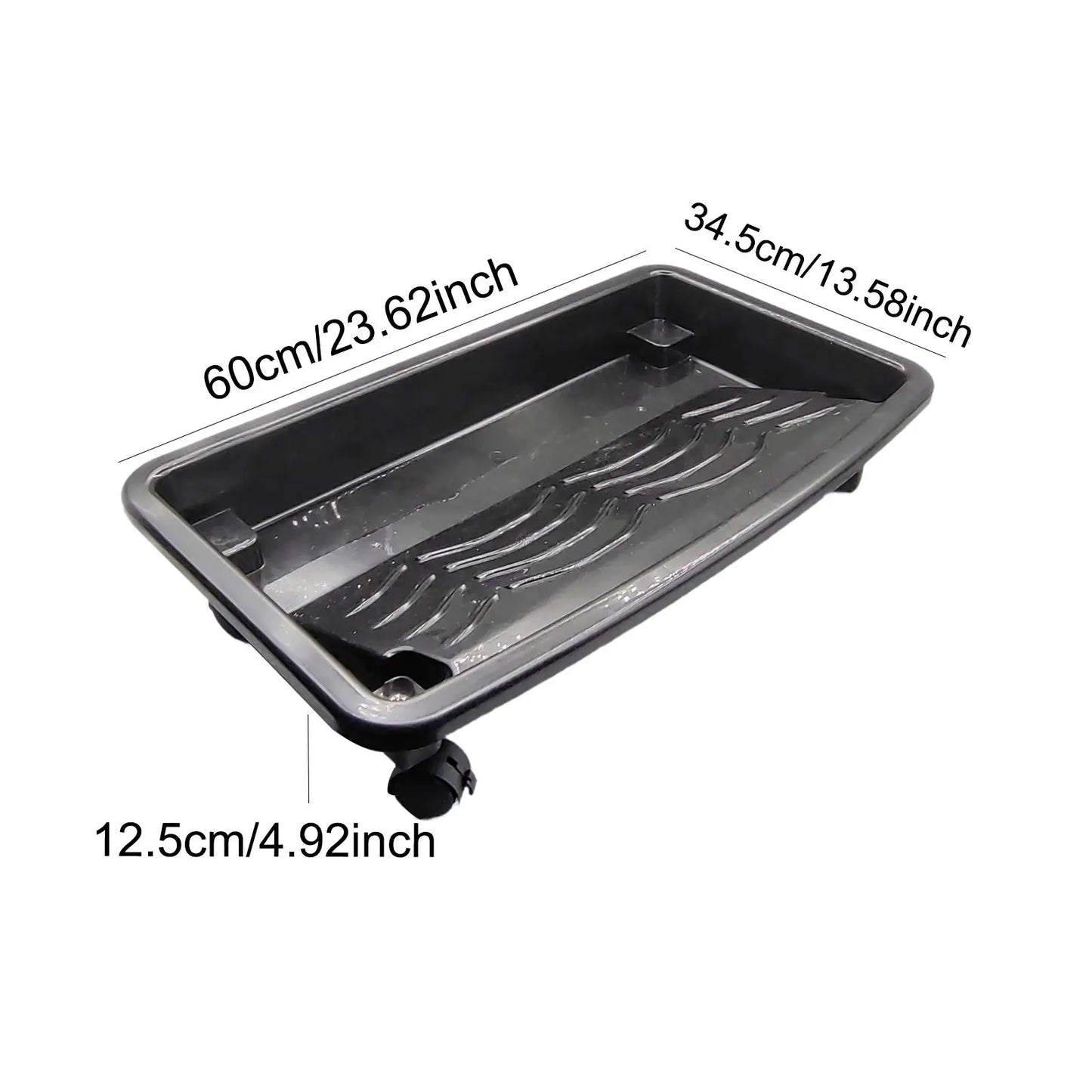 Paint Roller Tray with Wheels Home Improvement DIY Tool Wall Decor Reusable Washable Paint Cup Paint Tool Roller Brush Holding