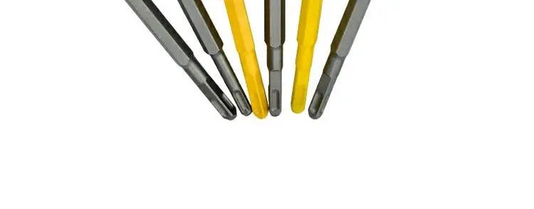 SDS PLUS Shank Point Flat Wide Flat Electric Hammer Chisel Bit for Wall Concrete Impact Drill Elbow Widening Drill Bit