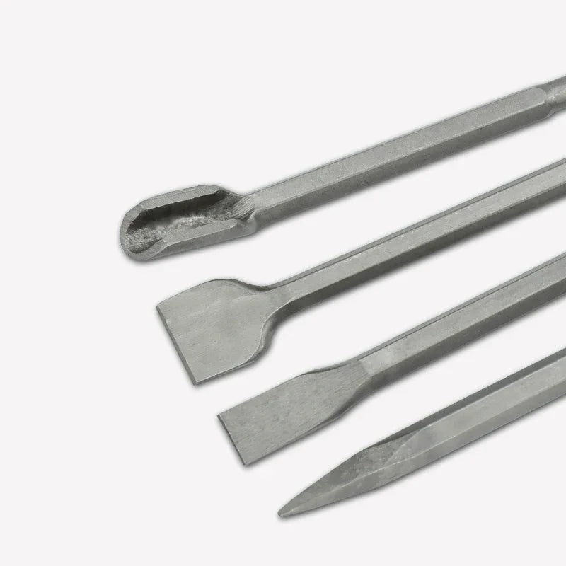 SDS PLUS Shank Point Flat Wide Flat Electric Hammer Chisel Bit for Wall Concrete Impact Drill Elbow Widening Drill Bit