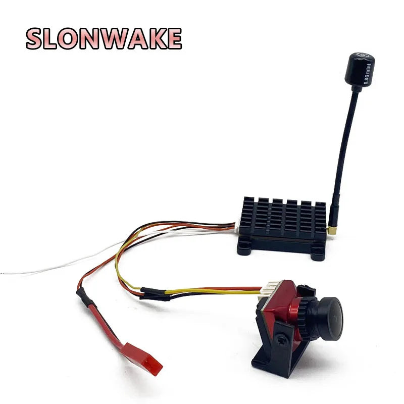 New Long Range 5.8Ghz 48CH 1.6W FPV VTX Viedo Transmitter and CMOS 1500TVL FPV Camera 3 inch FPV Monitor build in Battery