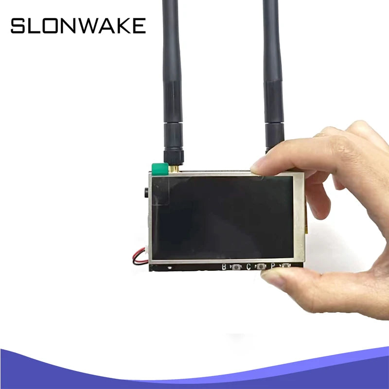 New Long Range 5.8Ghz 48CH 1.6W FPV VTX Viedo Transmitter and CMOS 1500TVL FPV Camera 3 inch FPV Monitor build in Battery