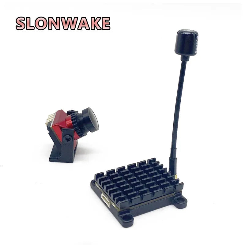 New Long Range 5.8Ghz 48CH 1.6W FPV VTX Viedo Transmitter and CMOS 1500TVL FPV Camera 3 inch FPV Monitor build in Battery