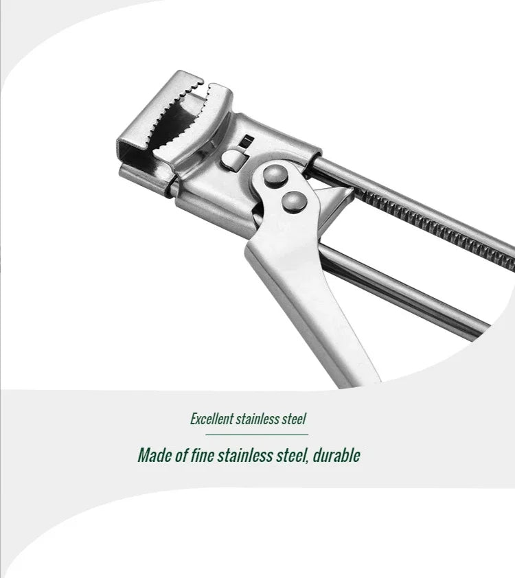 Can Opener Adjustable Stainless Steel Non-Slip Opener Multifunction Manual Jar Bottle Opening Aid Gadget Kitchen Accessories