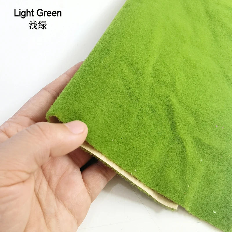 Large-size Grass Mats Artificial Lawn Turf Model Landscape Scale Train Railway Scenery Building Layout Miniature Material