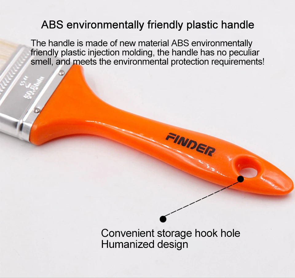 Wall Paint Brush Home Decorative Oil Painting Brush Tools ABS Handle PET Soft Bristles Cleaning Brush