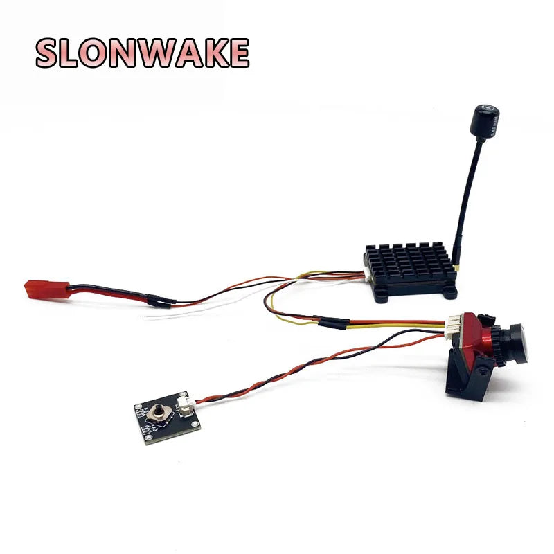 New Long Range 5.8Ghz 48CH 1.6W FPV VTX Viedo Transmitter and CMOS 1500TVL FPV Camera 3 inch FPV Monitor build in Battery