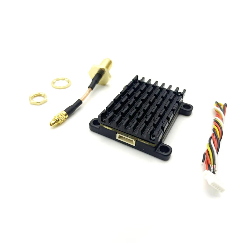 New Long Range 5.8Ghz 48CH 1.6W FPV VTX Viedo Transmitter and CMOS 1500TVL FPV Camera 3 inch FPV Monitor build in Battery